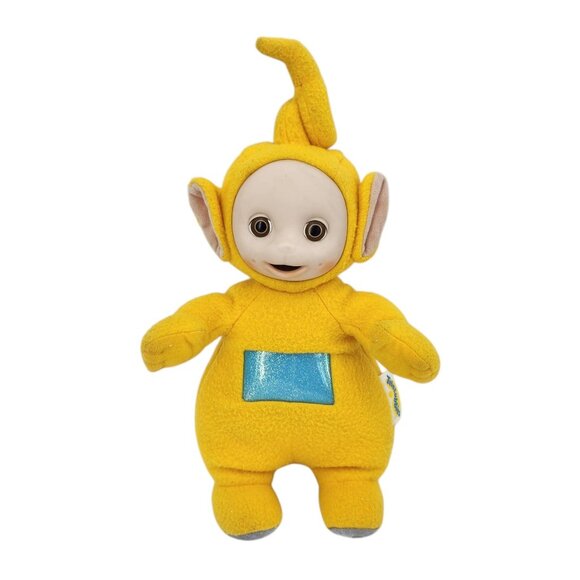 Vintage Playskool Teletubbies Laa-Laa 13" Plush & 6" Figurine 1998 - Picture 16 of 16